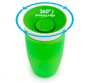 Copo 360 Munchkin Miracle Cup Verde 296ml